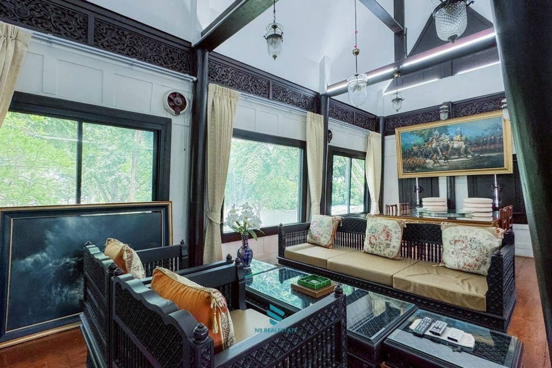 รูป ขายที่ดิน+บ้านเรือนไทย 2 ไร่กว่า ปากเกร็ด ,เมืองทอง ใกล้ทางด่วน  - รูปที่ 13/18