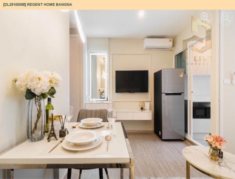 picture DL25100058 Condo for rent, Regent home bangna near BTS Bang Na, ready to move in, call urgently 0638692663 LineID @897iyzll - 4/9