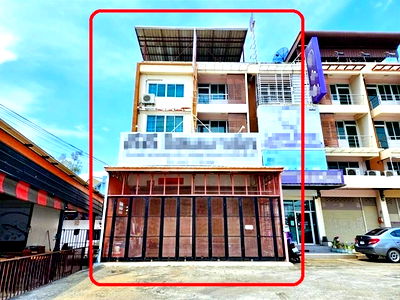 เช่าอาคารพาณิชย์ เขตหนองจอก : รพ.หนองจอก 38ตร.ว. 470ตร.ม. ม.เทคโนโลยีมหานคร 700ม 2คูหา 6นอน ให้เช่า อาคารพาณิชย์ 3.5 ชั้น 4น้ำ ติดถนนใหญ่ ตลาดหนองจอก 1.2 กม.