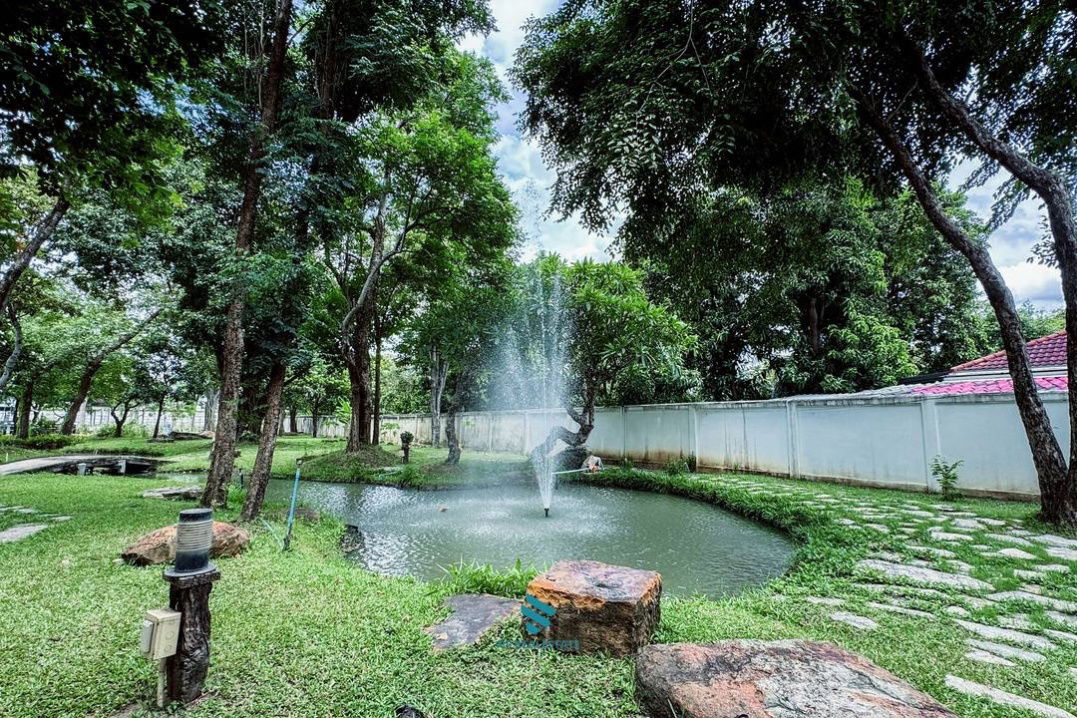 รูป ขายที่ดิน+บ้านเรือนไทย 2 ไร่กว่า ปากเกร็ด ,เมืองทอง ใกล้ทางด่วน  - รูปที่ 6/18