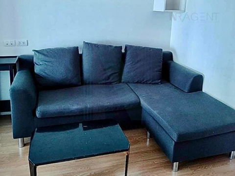 For rent, Lumpini Place Srinakarin-Huamark Station, 1 bedroom, 25th floor, Building A, near Airport link Huamark.