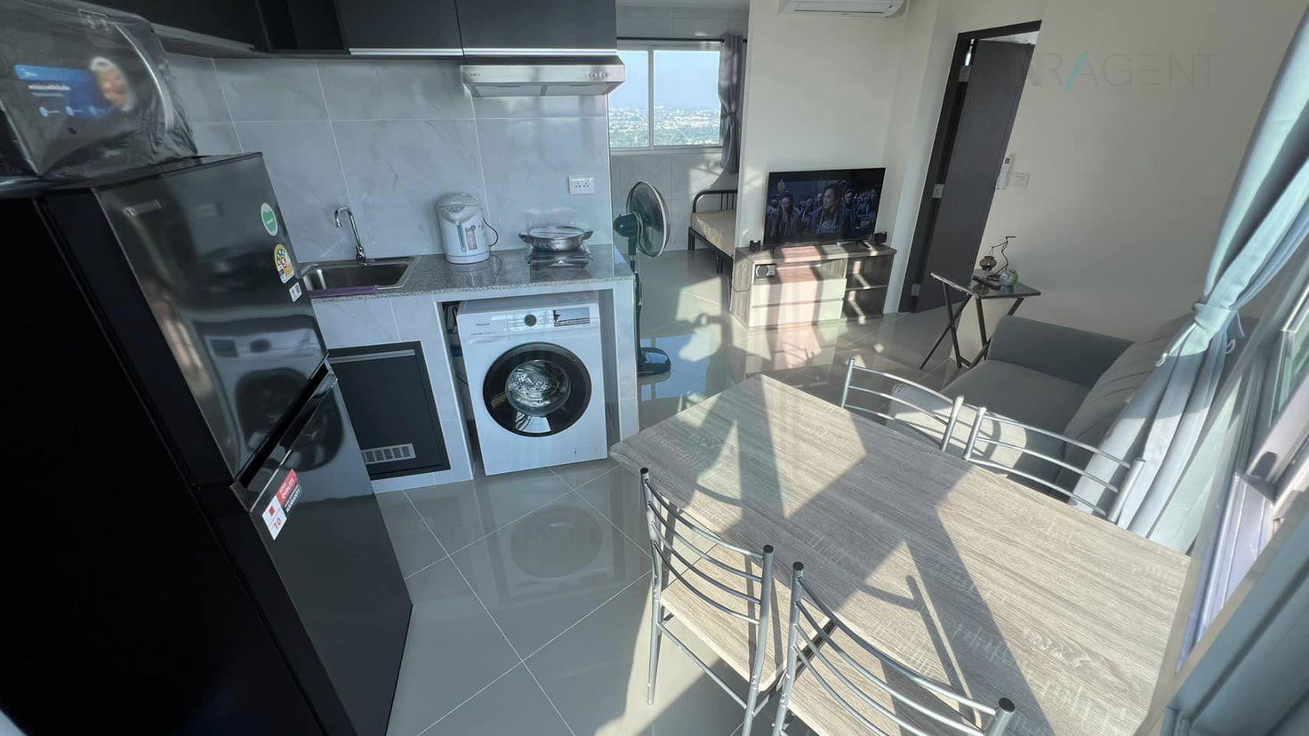 picture For Rent Condo ASAKAN PLACE SRINAKARINDRA Building 1, Floor 36,2 bed room, Room size 42.00 sqm - 7/8