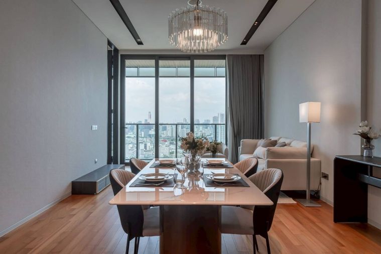 ให้เช่า คอนโดหรูใจกลางเมือง Baanyan Tree Residences Riverside Bangkok (78 sq.m) 1 Bed Private Lift