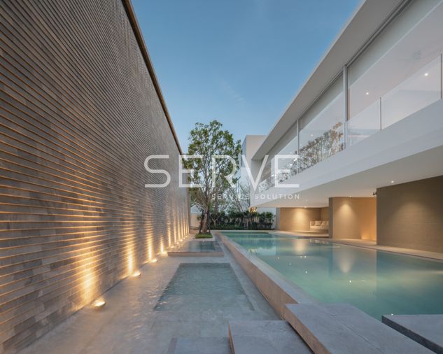 4-bed house for rent, 382 sqm, 95.5 sq wah, Noble Terra Rama 9 - Ekamai