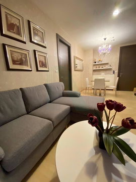 📌 For rent, Rhythm Ratchada, 2 bedrooms, 15th floor, Building A, near Robinson Ratchada.