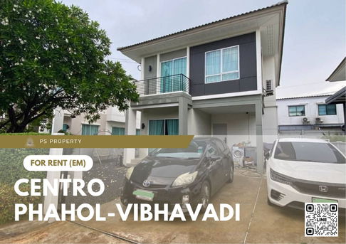 Single house for rent ✨ Centro Phahol-Vibhavadi ✨ 3 bedrooms, 3 bathrooms, fully furnished and equipped with appliances