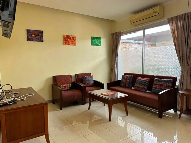 รูป ตลาดนัดในยาง 1.8 กม. ให้เช่าบ้านชั้นเดียวหรูหรา 52ตร.วา. 202ตร.ม. สนามบินภูเก็ต 1.7 กม. พร้อมเฟอร์ 2นอน 1น้ำ - รูปที่ 6/8