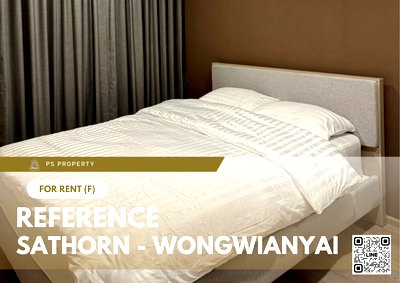 คอนโดให้เช่า : ให้เช่า 📍 Reference Sathorn - Wongwianyai 📍 เฟอร์นิเจอร์ และ เครื่องใช้ไฟฟ้าครบ ใกล้ BTS วงเวียนใหญ่