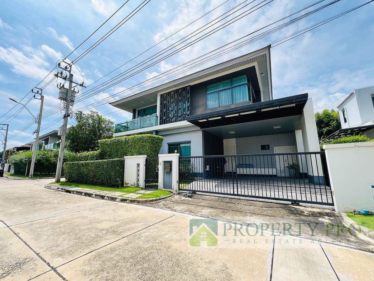 รูป ขาย บ้าน เศรษฐสิริ พัฒนาการ บ้านเดี่ยว แบบ 4 ห้องนอน 78 ตรว 260 ตรม หลังมุม มีห้องแม่บ้าน ใกล้ สุวรรณภูมิ อ่อนนุช ประเวศ เฉลิมพระเกียรติ : SL25S-021 - รูปที่ 1/25