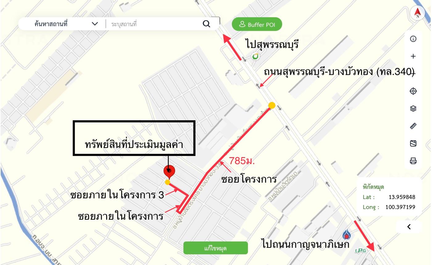รูป บ้านเดี่ยว สำหรับขาย ซื่อตรง พรีเมี่ยม ละหาร บางบัวทอง นนทบุรี - รูปที่ 12/12
