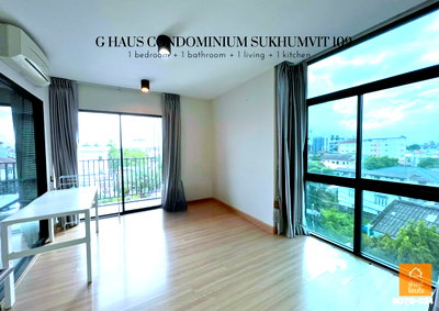 Condos for sale : 🔥Hot Sale! G Haus Condo Sukhumvit 109 (41.54 sq m), 1 bedroom, 1 bathroom, Santikam 4
