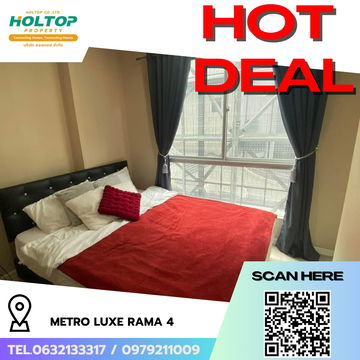 #R6761 🎉 021068 Condo for rent  Metro Luxe Rama 4 