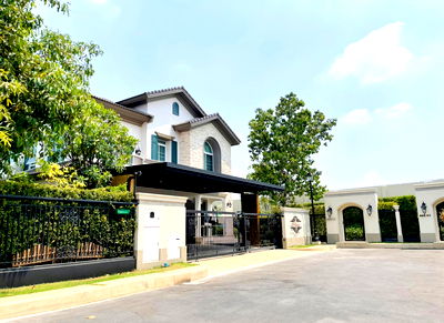 บ้านเดี่ยว กรุงเทพมหานคร : ขาย บ้านเดี่ยว นันทวัน รามอินทรา-พหลโยธิน 50 4 นอน 4 น้ำ 108 ตร.วา หลังมุม สวยหรู เฟอร์นิเจอร์ครบ
