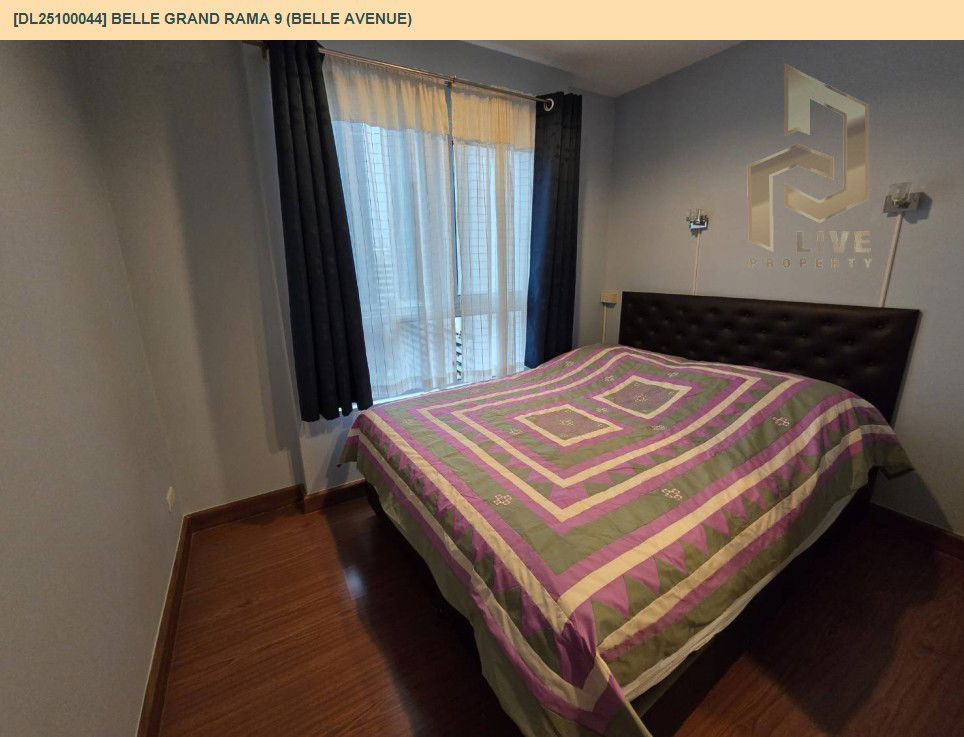 picture DL25100044 Condo for rent, Belle Grand Rama 9 (Belle Avenue) near MRT พระราม 9, ready to move in, call urgently 0638692663 LineID @534wlwof - 3/11