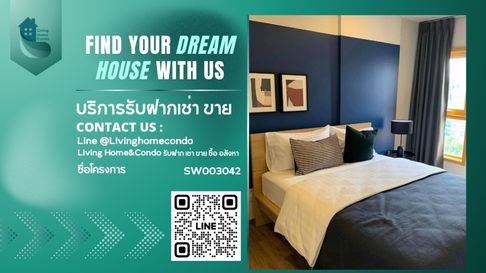 For sale: Condo THE BASE Sukhumvit 50, beautiful room with unblocked view, near BTS On Nut. SW003042