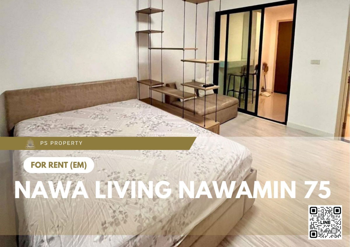 picture For rent ✨ Nawa Living Nawamin 75 ✨ Fully furnished and equipped, near the MRT Orange Line - 1/9