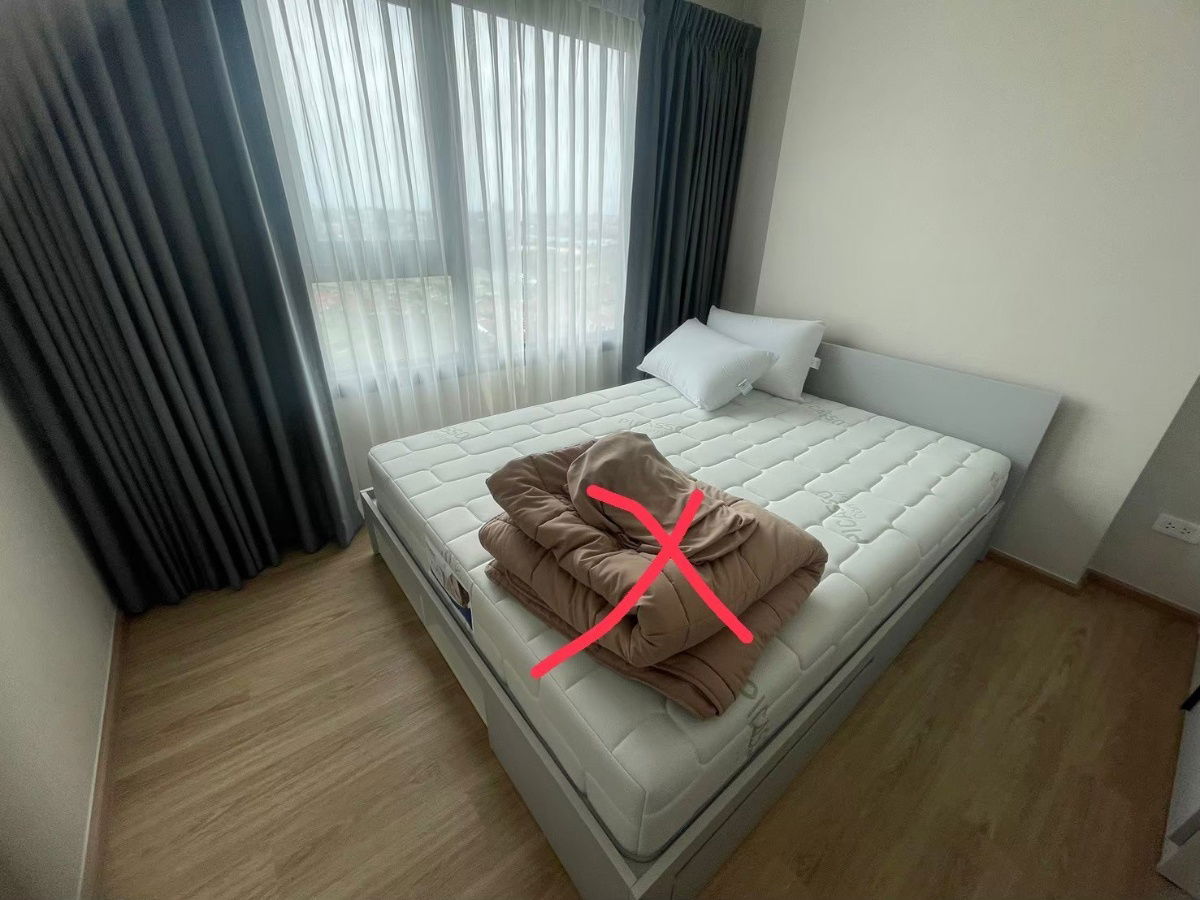รูป 🏤คอนโด Escent Rayong 2 ห้องใหม่ ห้องหน้ากว้าง1 ห้องนอนชั้น 15  ครัวปิดแยกส่วน 30 ตรม. - รูปที่ 1/11