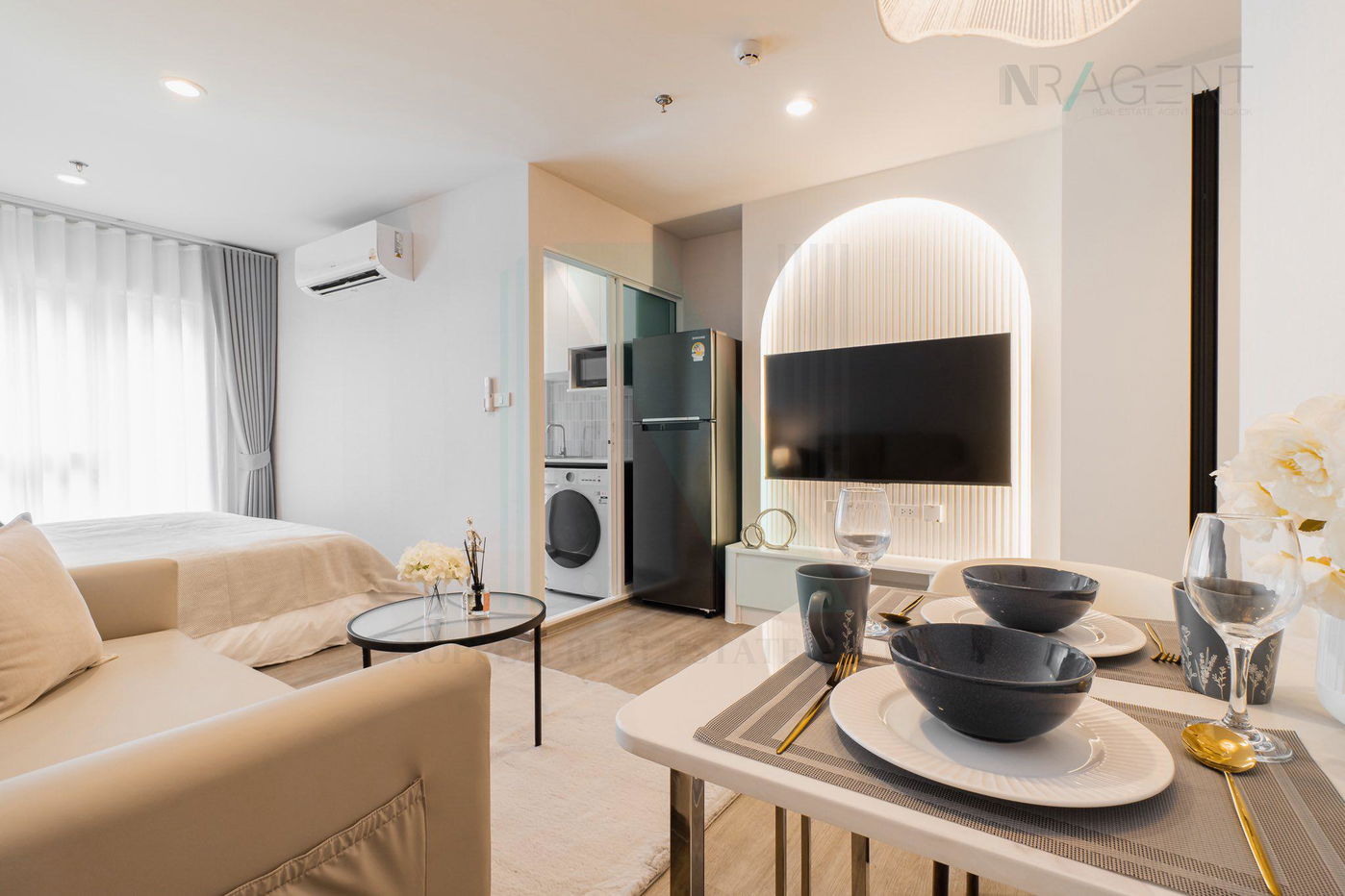 รูป 📌 ให้เช่าคอนโด รีเจ้นท์ โฮม บางนา อาคาร D ชั้น 10 1 ห้องนอน ขนาด 28 ตรม ใกล้ BTS บางนา - รูปที่ 2/8