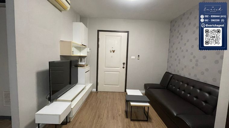 💙For rent iCondo Sukhumvit 103, corner room, pool view, fully furnished, BTS Udomsuk💙 Call 092-8366444 Dao // Line ID: @enrichagent