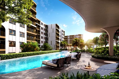 คอนโด ภูเก็ต : ขายใบจอง Escent condominium ห้องมุม