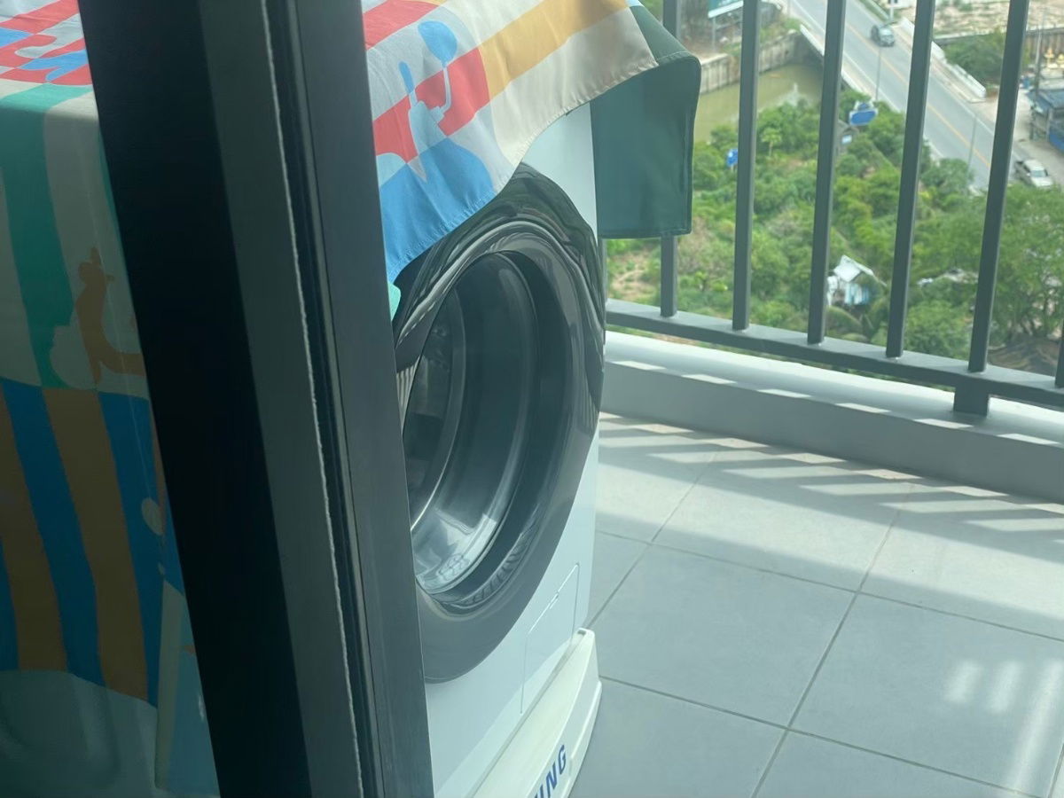 รูป 🏤คอนโด Escent Rayong 2 ห้องใหม่ ห้องหน้ากว้าง1 ห้องนอนชั้น 15  ครัวปิดแยกส่วน 30 ตรม. - รูปที่ 11/11