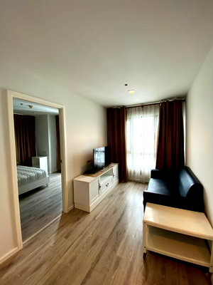 Condos for rent : [Rent] Condo Knightsbridge Bearing (Sukhumvit 107), corner room, beautiful view, near BTS Bearing, only 450 m.