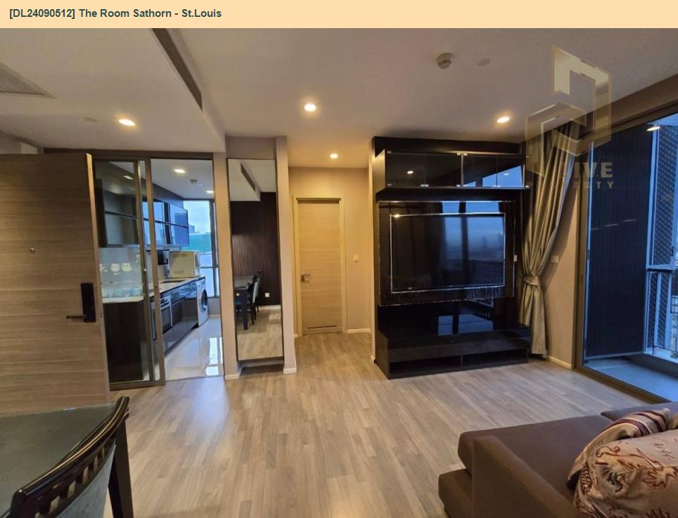 รูป DL24090512 ให้เช่าคอนโด เดอะ รูม สาทร - เซนหลุยส์ (The Room Sathorn - St.Louis) ใกล้ BTS สุรศักดิ์ พร้อมเข้าอยู่ โทรด่วน 0800343450 LineID @655ebbvc - รูปที่ 5/8