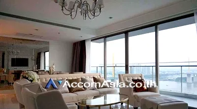 Condos for rent King's College International School Bangkok : 🔼🔽 AccomA 📩 Big Balcony,Riverside / River View 3 BR Condominium @Star View Condominium (AA16631)