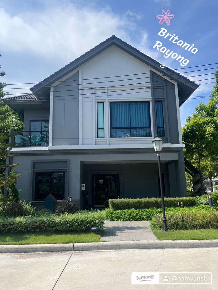 รูป 🔥บ้านเดี่ยวหลังสุดท้ายก่อนปิดเฟส 🔥   🌳 ที่ บริทาเนีย ระยอง 🏡✨" - รูปที่ 1/7