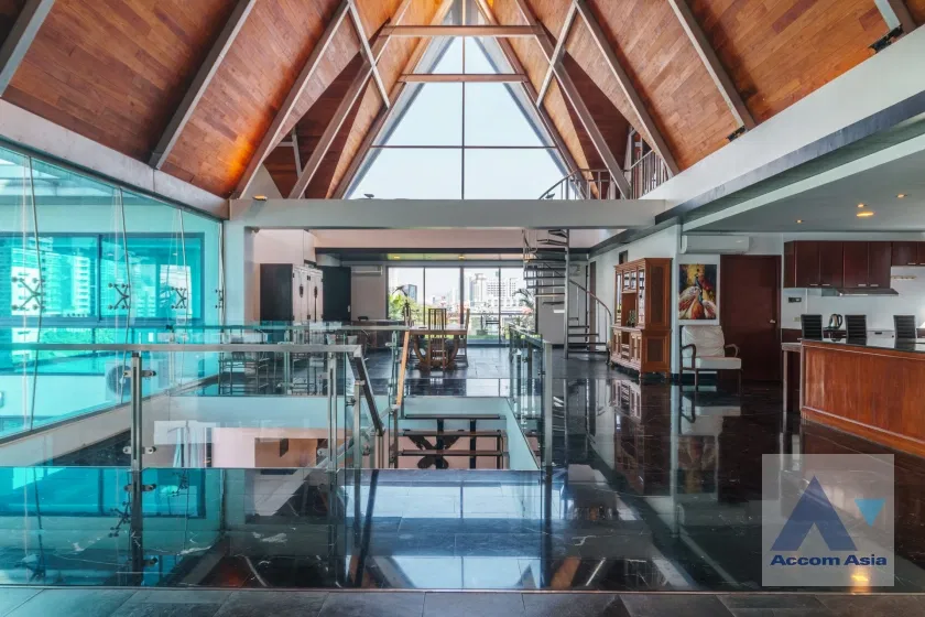 picture 🔼🔽 AccomA 📩 Double High Ceiling,Penthouse,Huge Terrace,Duplex Condo 5 BR Condominium @Baan Saraan (13002072) - 4/20