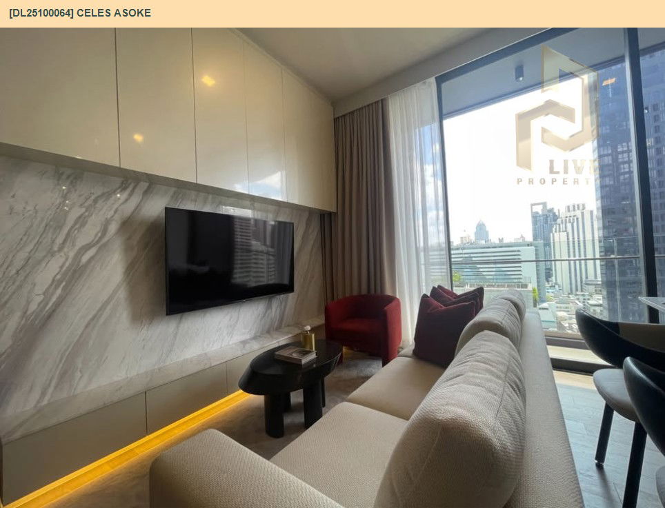 picture DL25100064 Condo for rent, CELES Asoke near BTS Asok, ready to move in, call urgently 0638692663 LineID @655ebbvc - 18/23