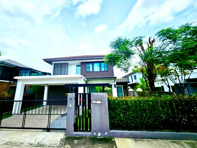 เช่าบ้านเดี่ยว บางพลี สมุทรปราการ : #A124174 ✅ 2/10/68  ให้เช่าบ้านเดี่ยว Mantana Bangna Km.7📲📢สอบถาม ld line @condoboy
