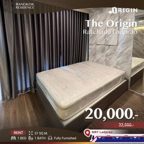 The Origin Ratchada Ladprao ✨ ยูนิตสวย พร้อมเช่า 💚 ใกล้ MRT ลาดพร้าว