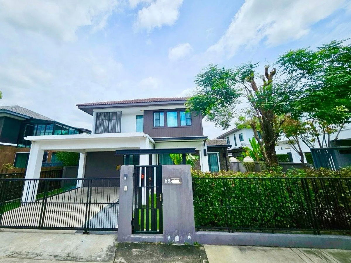 picture 🏡😊 Single house for rent in Mantana Bangna Km. 7, near the expressway and Mega Bangna. - 2/15