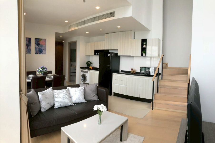 picture Duplex Conner Unit 2B2B Fl.30+ 84.5 Sq.m. Unblocked View Fully Furnished Ready to move in  - 3/14