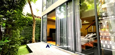 คอนโดให้เช่า : 🔼🔽 AccomA 📩 Ground Floor,Duplex Condo 3 BR Condominium @Klass Langsuan (AA27455)