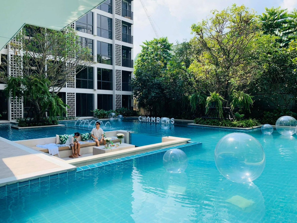 รูป PFD-06112 ให้เช่าคอนโด แชมเบอร์ส อ่อนนุช สเตชั่น ( Chambers On Nut Station ) นัดชมห้อง ■ line : @propertyfinder	 - รูปที่ 8/8