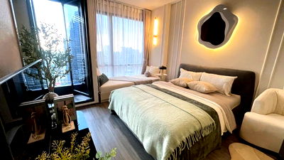 คอนโดให้เช่า : 31ตร.ม ชั้น24  (Onebedroom) บรรยากาศดีมาก ใกล้ BTS อนุเสารีย์ชัยสมรภูมิ   เหมาะกับวิถีชีวิตคนเมืองมากๆ เดินทางสะดวก @Ideo Mobi Rangnam