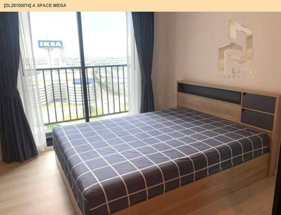 picture DL25100074 Condo for rent, A space mega near -, ready to move in, call urgently 0638692663 LineID @534wlwof - 3/8