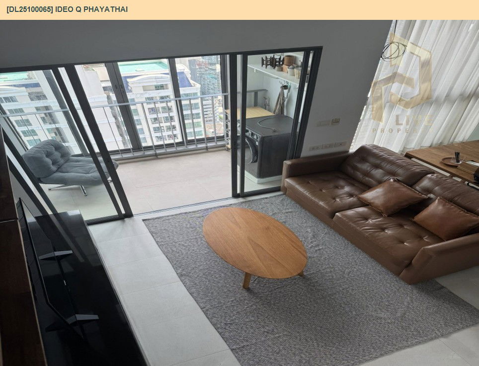 picture DL25100065 Condo for rent, IDEO Q Phayathai near BTS Phaya Thai, ready to move in, call urgently 0638692663 LineID @655ebbvc - 6/15
