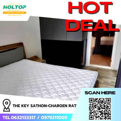 คอนโดให้เช่า : #R6793 🎉 031068  ให้เช่าคอนโด The Key Sathon-Charoen Rat