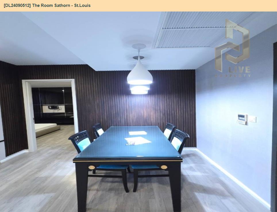 รูป DL24090512 ให้เช่าคอนโด เดอะ รูม สาทร - เซนหลุยส์ (The Room Sathorn - St.Louis) ใกล้ BTS สุรศักดิ์ พร้อมเข้าอยู่ โทรด่วน 0614453194 LineID @162cjixi - รูปที่ 7/8