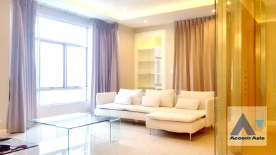 คอนโดให้เช่า : 🔼🔽 AccomA 📩 Fully Furnished 2 BR Condominium @Grand Langsuan (AA41803)