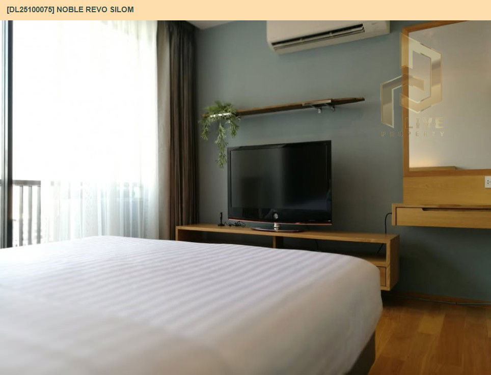 picture DL25100075 Condo for rent, Noble Revo Silom near BTS Surasak, ready to move in, call urgently 0638692663 LineID @162cjixi - 4/7