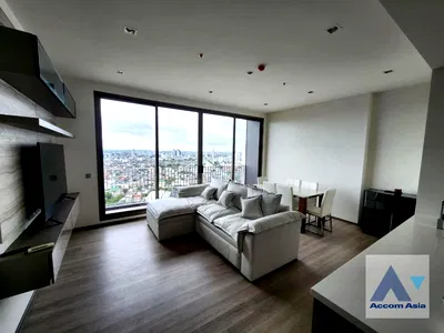 คอนโดให้เช่า : 🔼🔽 AccomA 📩 Fully Furnished 2 BR Condominium @Rhythm Charoenkrung Pavillion (AA41553)