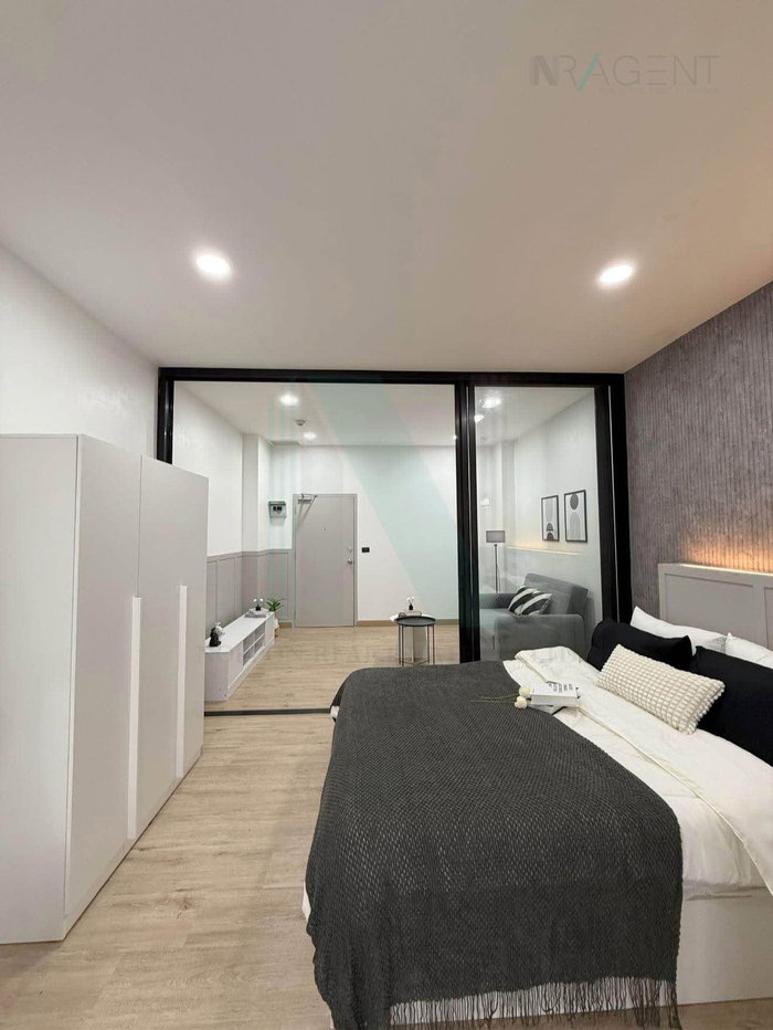 รูป ขายคอนโด อัญชัน คอนโดมิเนียม อาคาร 1 ชั้น 6 1 ห้องนอน ขนาด 33 ตรม ใกล้ 𝗠𝗥𝗧 ศรีนุช - รูปที่ 4/8