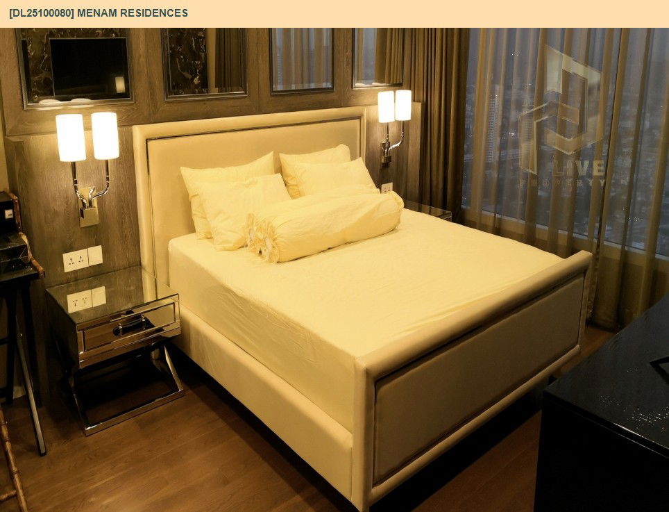 รูป DL25100080 ให้เช่าคอนโด แม่น้ำ เรสซิเดนท์ (Menam Residences) ใกล้ BTS สะพานตากสิน พร้อมเข้าอยู่ โทรด่วน 0656133286 LineID @897iyzll - รูปที่ 5/10