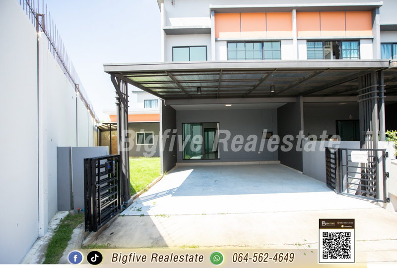ขายทาวน์โฮม :   A68-077  ขาย บ้านแฝด สิริ เพลส เวสต์เกต หลังมุม ขายบ้าน 3 ห้องนอน ใกล้เซ็นทรัลเวสต์เกต✨