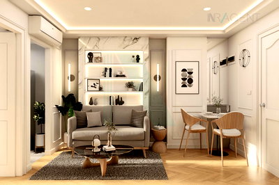 Condos for sale : For Rent Condo THE KITH PLUS NAWAMIN Building B, Floor 8,1 bed room, Room size 30.88 sqm