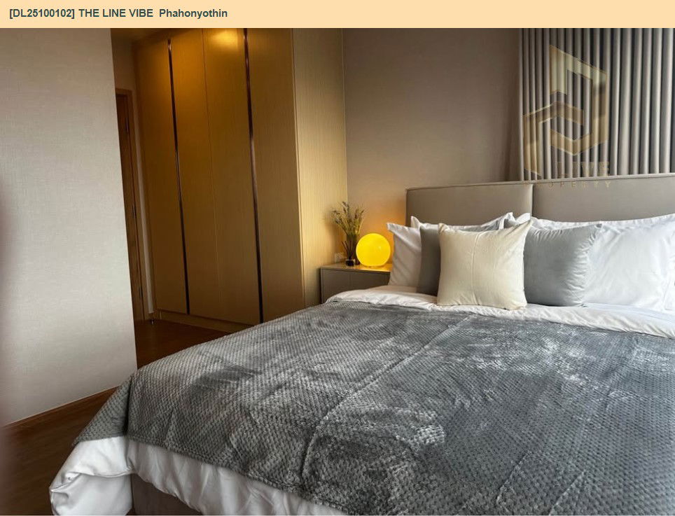 picture DL25100102 Condo for rent, THE LINE VIBE  Phahonyothin near BTS ห้าแยกลาดพร้าว, ready to move in, call urgently 0638692663 LineID @897iyzll - 4/7